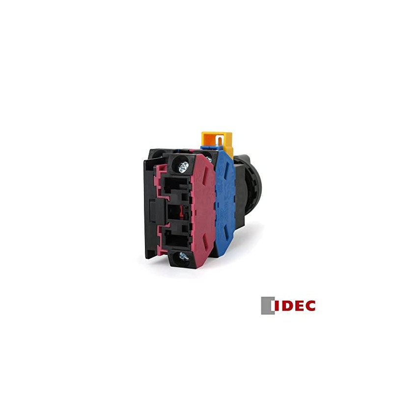 IDEC φ22 HW Series Selector Switch 2a1b 45°-3 Notch HW1S-3JT21N1