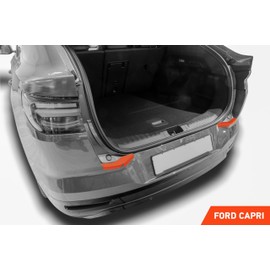 Luxshield Boot Sill Protector Film for Ford Capri I 2024-2025, Bumper Protection, Scratch Protection, Paint Protection Film, Transparent Glossy