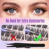 Lash Clusters Kit, Wispy Lash Clusters Natural Lash Extension Kit