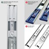 14 inch Soft Close Drawer Slides 6 Pairs Ball Bearing