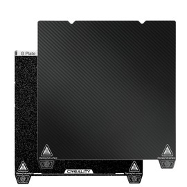 KOYOFEI Ender 3 V2 PEI Kit Cama Impresión, Piezas Impresora 3D, Superficie PEI Esmerilada y Hoja Inferior Magnética, Plataforma Acero Flexible para Ender 3 Pro, Ender-5, Ender-5 Pro 235 x 235 x 2 mm