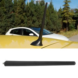aqxreight Short Radio Antenna, 200 mm/7.87 Inch Car Short Reception Antenna Rubber Aerial Mast Black 52019353 Replacement for Fiat 500 2012+