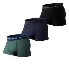 Pair of Thieves Men's 3 Pack Super Fit Trunks, Core, Medium