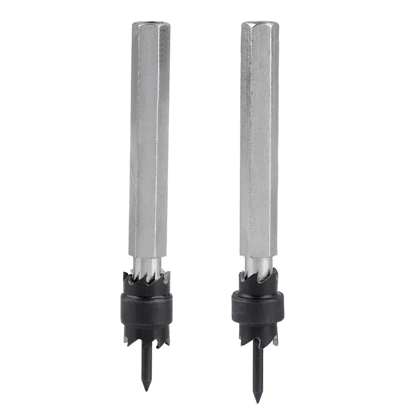 2Pcs High Speed Steel Rotary Spot Weld Drill Cutter Remover