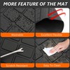 powoq Cargo Mat Compatible with 2022-2025 Nissan Pathfinder Trunk Mat