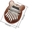 Uenhoy Mini Wood Kalimba Thumb Piano 8 Keys Finger Thumb