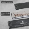 CONJURER Chromatic Harmonica Valveless 12 Hole Stainless Steel Mouth Organ