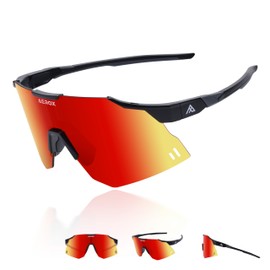 AEROX Sports Sunglasses for Men Women Cycling Glasses Women's Running Sunglasses Women Men Bike Biking Glasses Softball Sunglasses Girls Boys Youth Baseball Sunglasses Outdoor Sport