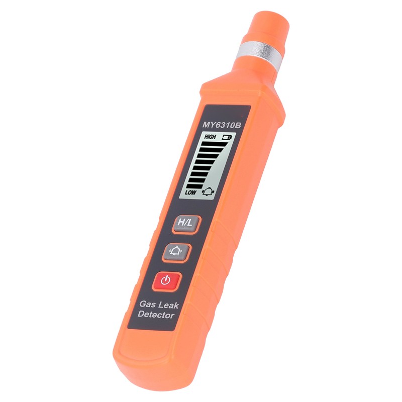 Gas Leak Detector Audible Visual Vibrate Alarm Sensitive LCD Display