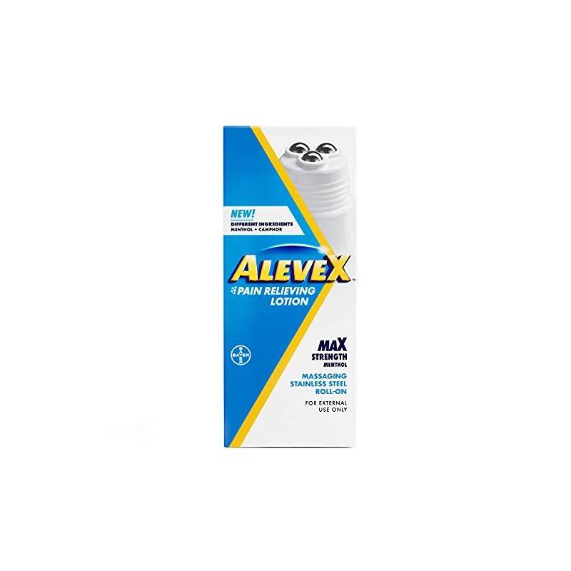 Aleve Pain Relieving Lotion with Rollerball 2.5 oz (Pack of