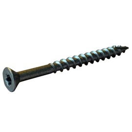 Small Parts 0632DTF17HC #6 x 2" 6 Lobe Flat Nibs Deck Screw Type 17 2/3 Thread Zinc Bake 1,000HR Salt Spray (Pack of 50)