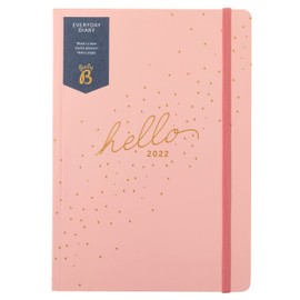 Busy B Everyday Appointment Diary from January to December 2022 - Pink A5 Week to View Planner with Space for Notes