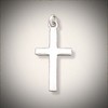 Amazin'ly Gracious Small Basic Cross Pendant in SOLID '925' Sterling