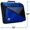 Case-it Universal Zipper Binder | 2-Inch O-Rings, 13-Inch Laptop/Tablet Padded