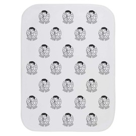 Azeeda 'Dog Dad' Baby Burp/Wash Cloth (BC00033173)