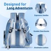 pawstrip Cat Backpack Carrier Transparent Pet Travel Carrier Airline Approved