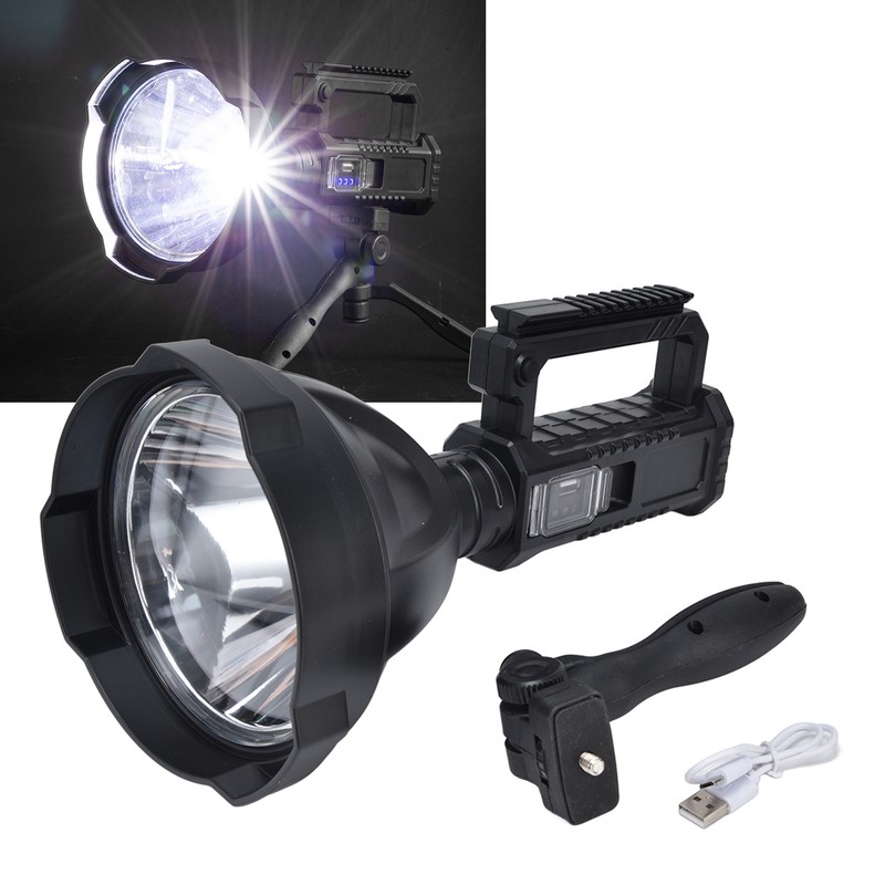 P50 Super Bright LED Searchlight Dual Light Source USB Rechargeable