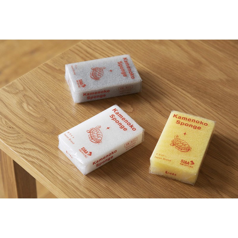 Kamenoko Tadashi Nishio Shoten Kamenoko Sponge, Gray, Set of 3