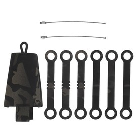 Hdlsina Tactical Glow Stick Pouch Holder Organizer (Black cp), BP-131