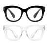 Soarea Oprah Oversized Reading Glasses for Women Trendy Round Computer