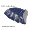 PATIKIL 10 Pcs Visible Window Golf Club Iron Headcovers Waterproof