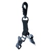 MELOTOUGH Firefighter Glove Clip Strap - Heavy-Duty Double Clip Design