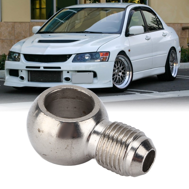 Turbo Banjo Adapter 6AN to M14 304 Stainless Steel Fitting