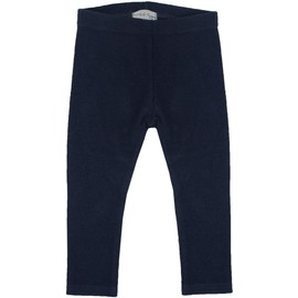 Lil Legs Boys Girls Unisex Ribbed Leggings - Navy, 2T