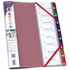 Snopake A4 FileLastic 8-part Rainbow with Duo-Register [1 piece] Multi-part