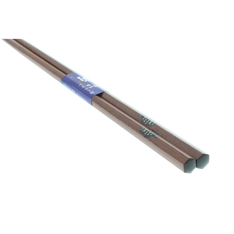Ishida Chopsticks, Hexagonal, Shimaba, Natural Wood, Anti-Slip, 8.1 inches (20.5