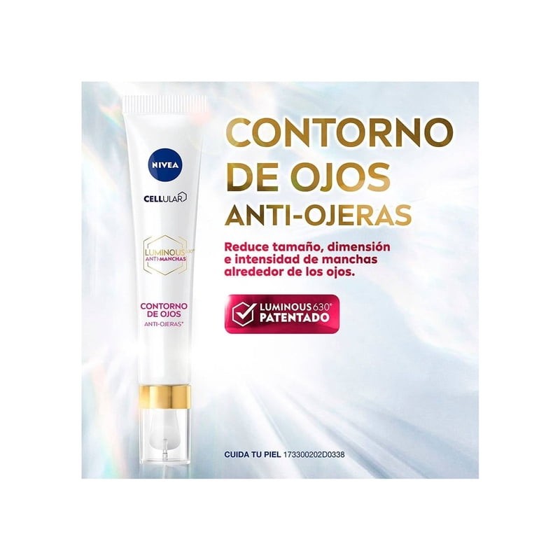 Crema contorno de ojos NIVEA Luminous 630 con ácido hialurónico