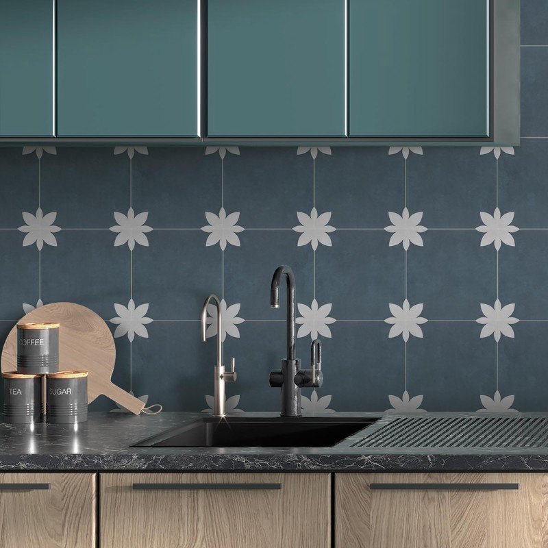 INNO STCIEKRS 16-Sheet Peel and Stick Floor and Wall Tile