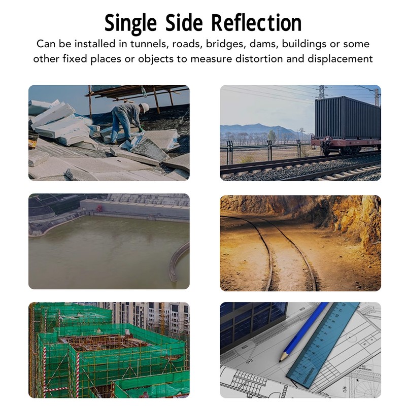 Total Station Reflector Thin Film Total Station Reflective Marker for