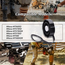 XYgdhqpt 366350460 Fuel Tank Cap Compatible with Mikasa MTX60SD, MTX70HD, MTX70HDR,MTX70SD MTX80, MTX80HDR Model Rammers