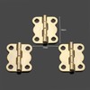 Mini Hinges, Trigger Hinges, 50 Pieces, For Wooden Boxes, Flat