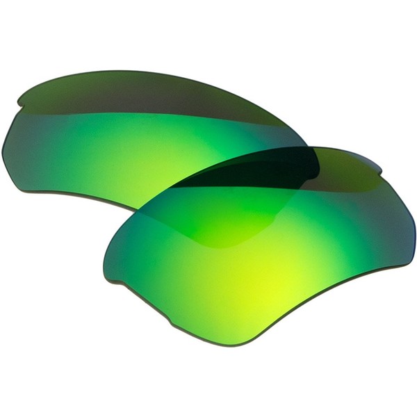 OAKLEY FLACK BETA Replacement Lenses OAKLEY Sports Sunglasses FLAK BETA Asian Fit Mirror Included, GREEN MIRROR