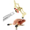 QWOKR Telescopic Snooker Cue Stick Bridge with 3 Brass Bridge