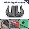 HANDRERLEE 12Pack Weld On Chain Grab Hook, G70 5/16" Forged