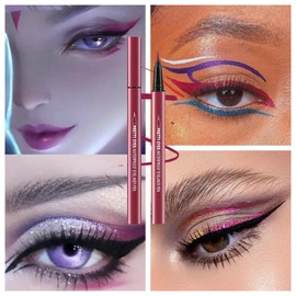 Matte Liquid Eyeliner Pen with Tip – Long-Lasting, Bold Eye Makeup, Waterproof, Not Easy to Smudge, Not Easy to Decolorize，Smooth Glide for Flawless Application