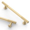 Asidrama 10 Pack 5 Inch(128mm) Brushed Gold Cabinet pulls Kitchen