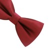 SUJIBHI Men's Bow Tie Classic Solid Color Pre-Tied Bow Tie
