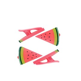 C&H Solutions 2 Pack Set Pair of Watermelon Style Beach Towel Clips Jumbo Size for Beach Chair, Cruise Beach Patio, Pool Accessories for Chairs, Household Clip, Baby Stroller.