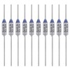 ALLECIN 10PCS 77 Degrees Celsius Thermal Fuse 10A 250V AEC77E