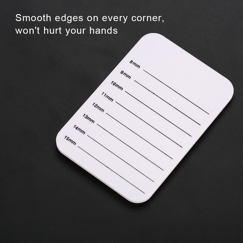 False Eyelash Pallet Tool, 8-15mm Makeup Eyelash Tray Strip Stand