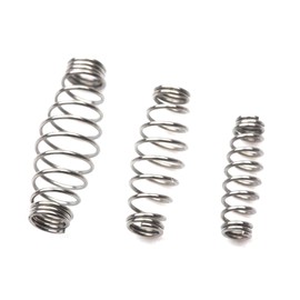 Youngy 100Pcs Fishing Hook Spring Fishing Hook Steel Swivels Spring Single Circle Explosions Hooks Part Fishing Fishing Supplies