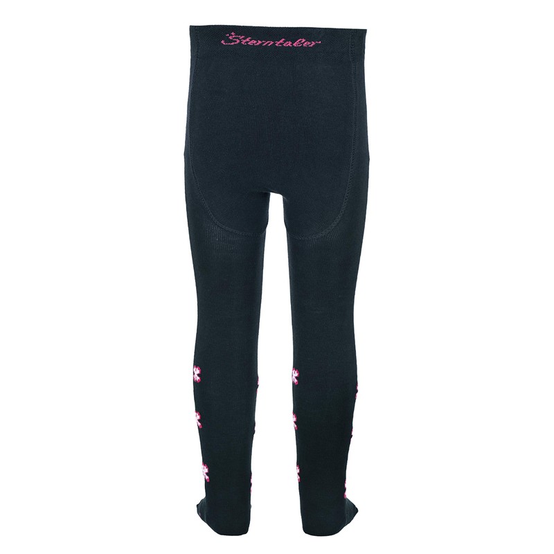 Sterntaler Baby Girls' Horse Tights, navy