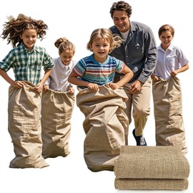 MAQIHAN Burlap Sacks Bulk Burlap Bag Large Natural Burlap Bags For Adults Potato Burlap Storage Landscape Burlap Bags Suitable Picnic or Field Games Set Of 2 Good For Family Reunion(18 x 28.7 in)