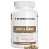 Real Mushrooms Real Mushrooms Lions Mane Capsules- Organic Mushroom Extract