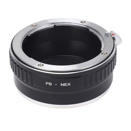 Manual Lens Mount Adapter High Precision PB Mount Lens Converter Ring for NEX‑C3 NEX‑5C A7 A7S A7SII A7RII A7III