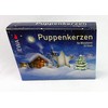 Weihnachtspyramide Hochwertige Puppenkerzen weiss - 1,0 cm Durchmesser - Original